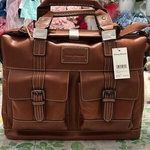 Tommy Bahama New with tags Brown Leather Bag